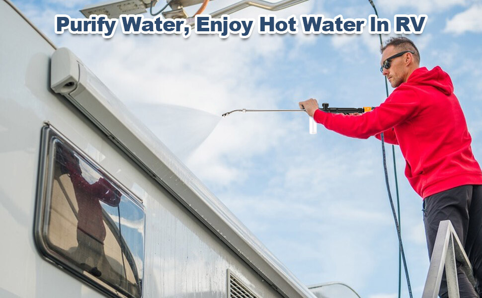 SET RV Water Heater Magnesium Anode Rod & Flush Wand Rinser For Suburban 232767