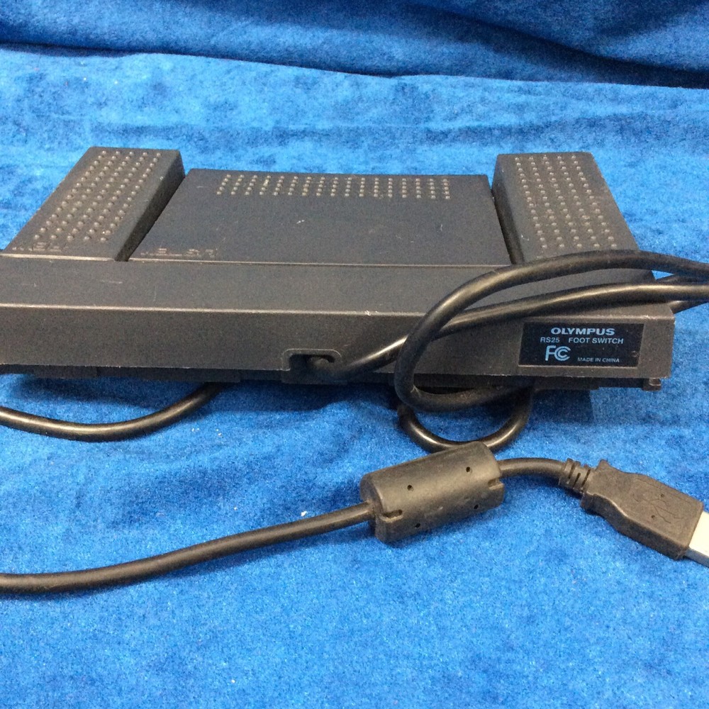 Olympus RS25 Foot Switch for PC Transcription -CLEAN-