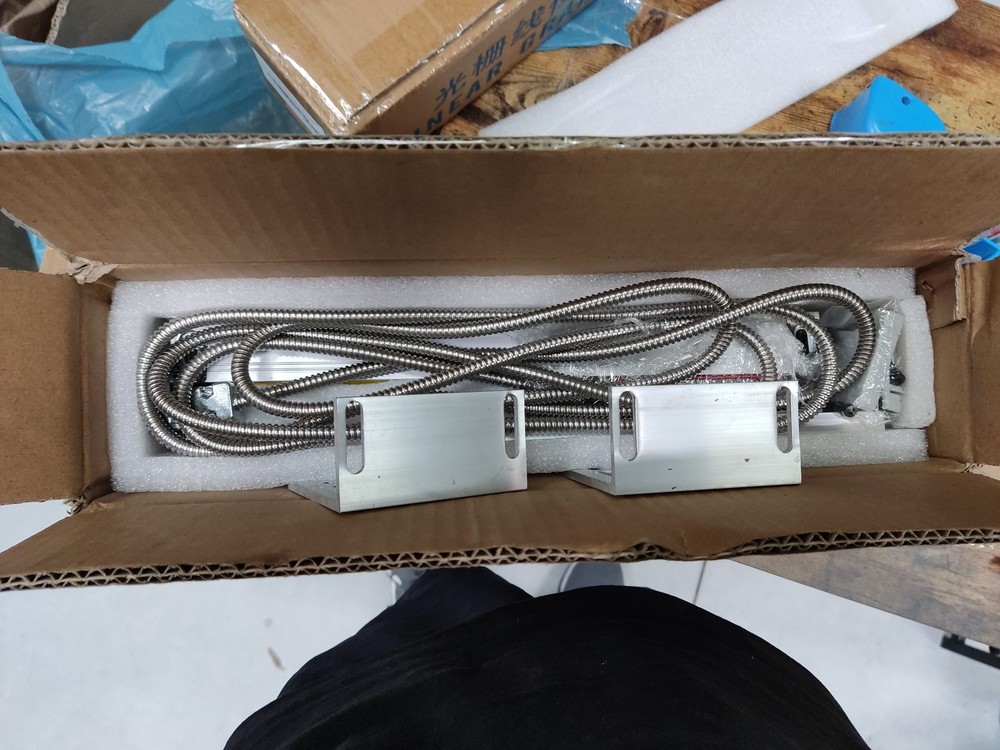 150mm Linear Scales Travel 6" Linear Glass Sensor Encoder 5μm for CNC Mill Lathe