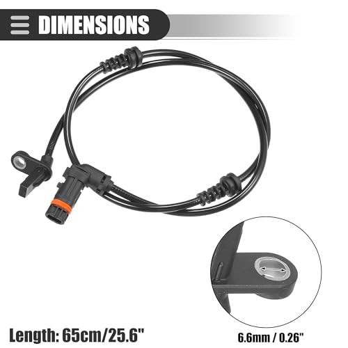 Front Left or Right ABS Sensor, Wheel Speed Sensor, for Mercedes-Benz GLK250