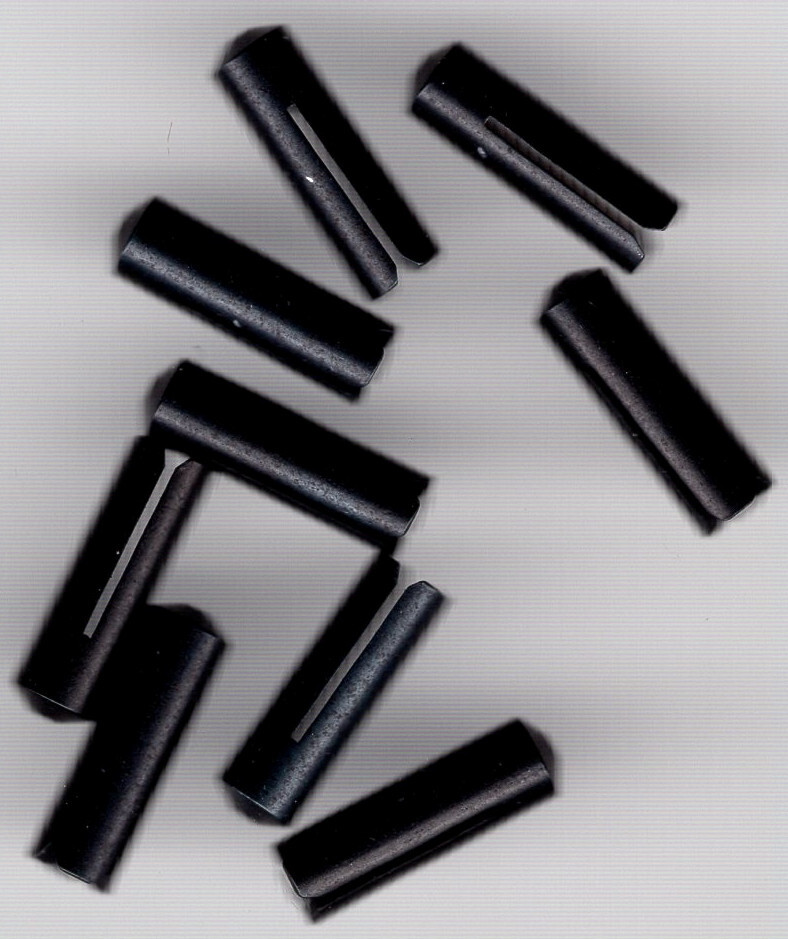 Black Dart Flight Protectors: 3 per set