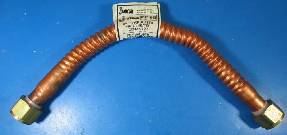Jameco 3/4" Corrugated Water Heater Connector FF15