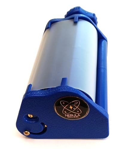 King Size Rolling Machine 110mm - Adjustable 6mm-11mm Dial, Blue, Easy Use