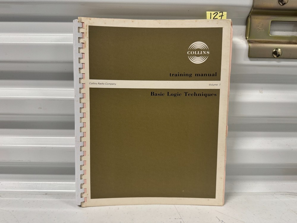 Collins Remote Heading & Basic Logic Techniques User Manual Book Original