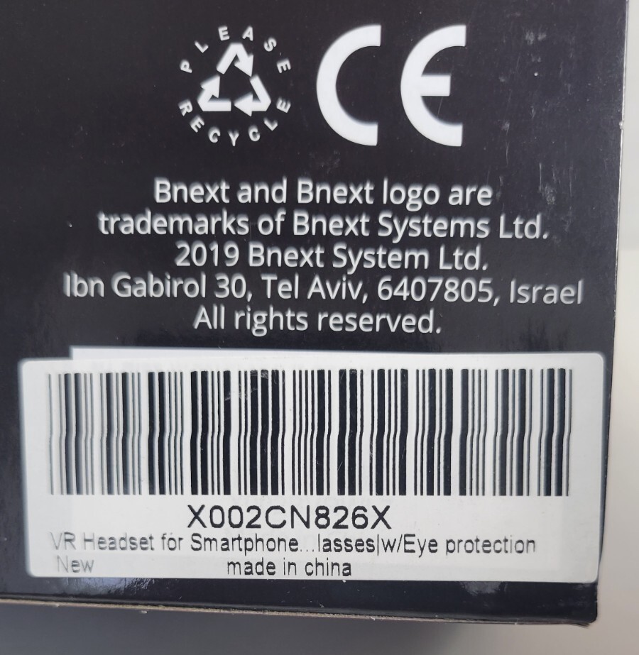 VR Headset Compatible w/iPhone & Android Phone-Universal Virtual Reality Goggles