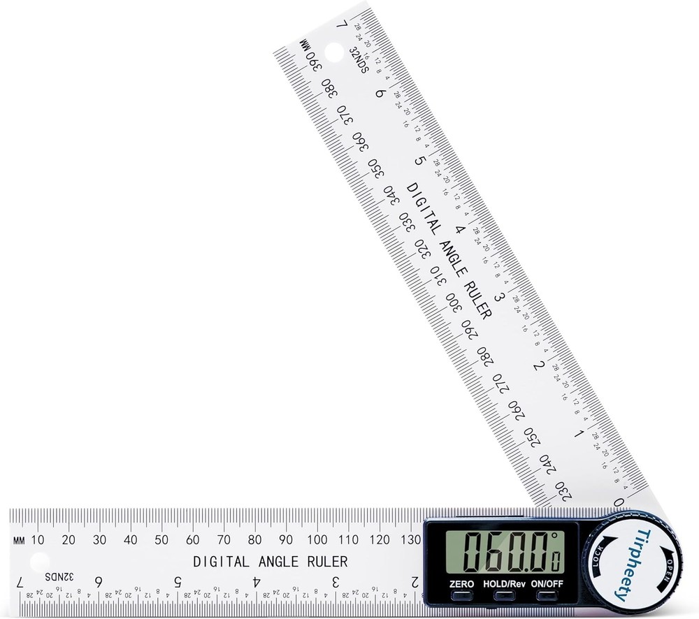 Third Generation Protractor Angle Finder Digital Angle Ruler with 7Inch 200Mm US