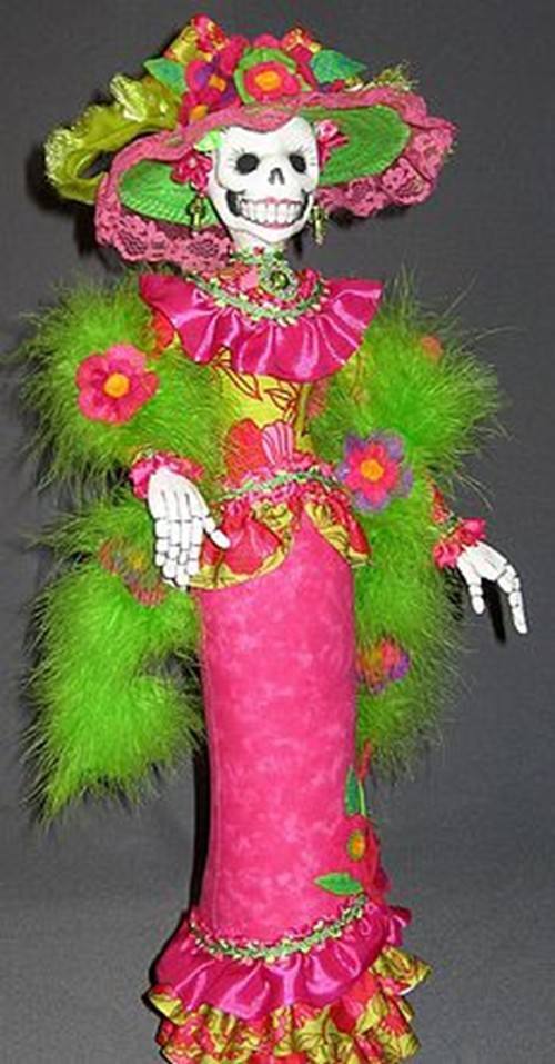 "La Catrina" Cloth Doll Pattern by Arley Berryhill