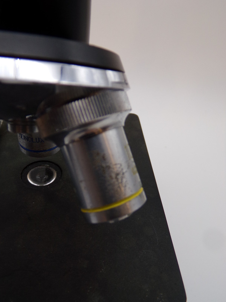 Vintage Monolux (#109588) Three Lens Microscope