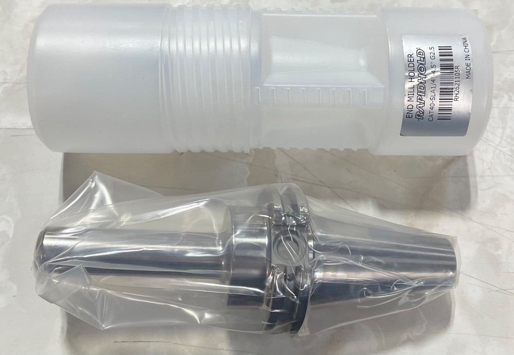 RapidHold CAT40-SLA End Mill Holder 1/4" x 2.5" G2.5 Balanced