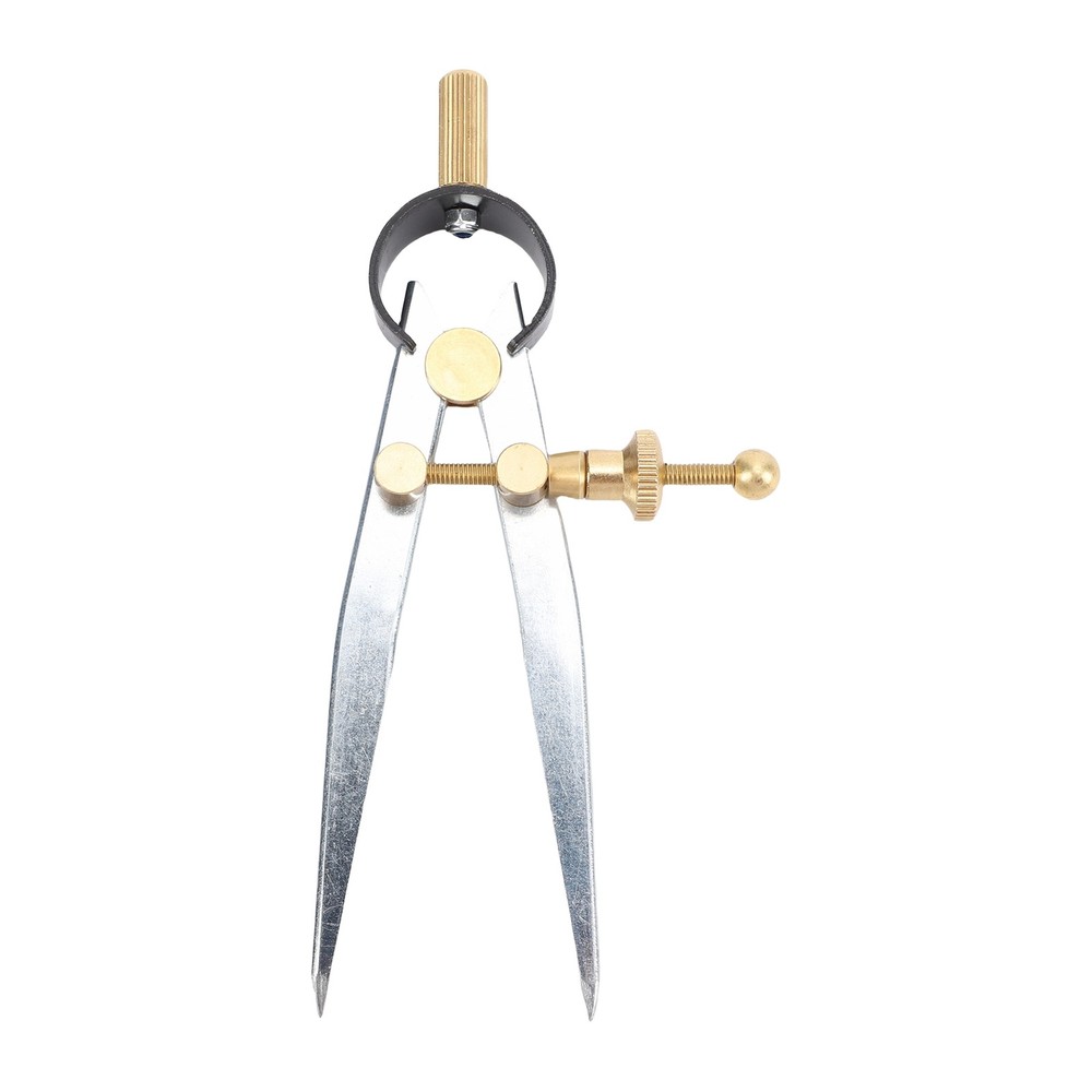 Adjustable Spring Wing Divider Caliper Hardened Steel Drawing Tool For Metalwork
