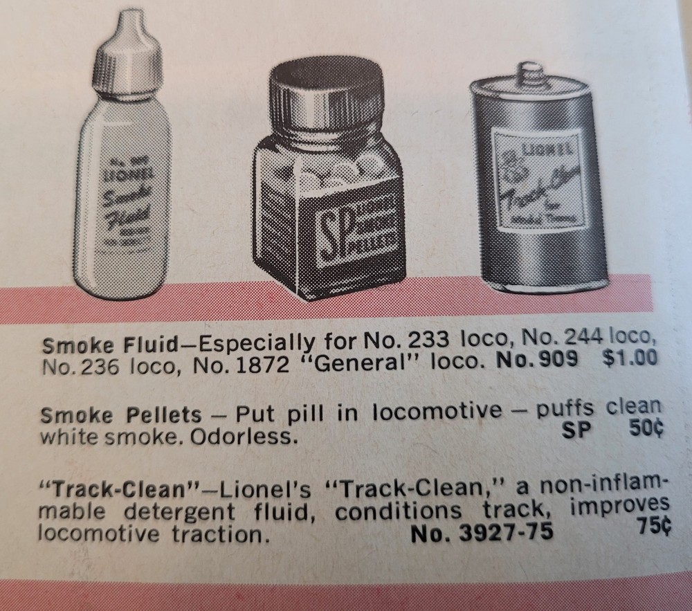 1963 Lionel Model Train Catalog