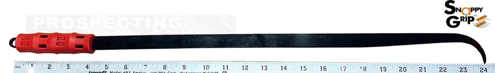 2 SNAPPY GRIP HANDLE Hooked Crevice GOLD Digging Crevicing Tools 11" + 24"