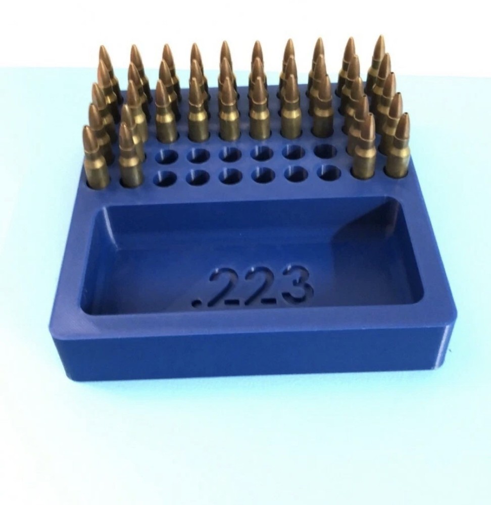 .223 Reloading Tray 50 spots / 3D Printed / Custom / Loading Tray