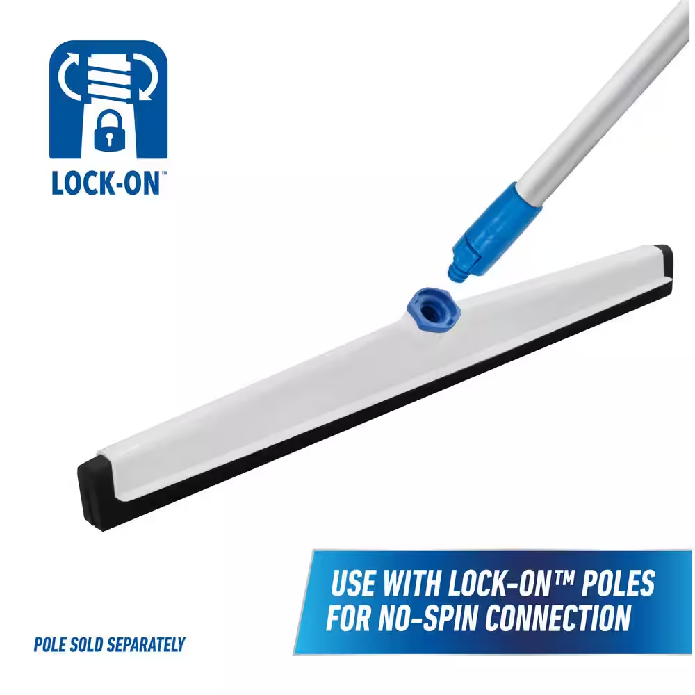 Lock-On 22 In. Foam Floor Squeegee