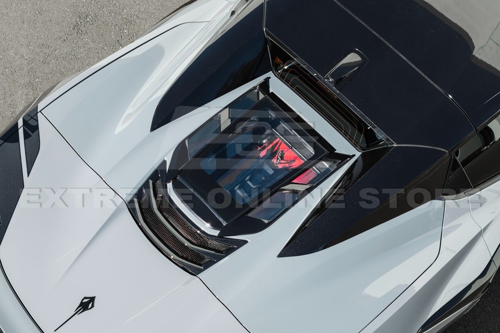 For 20-Up Corvette C8 Convertible Rear Hatch Upper HTC Tonneau Window Inserts
