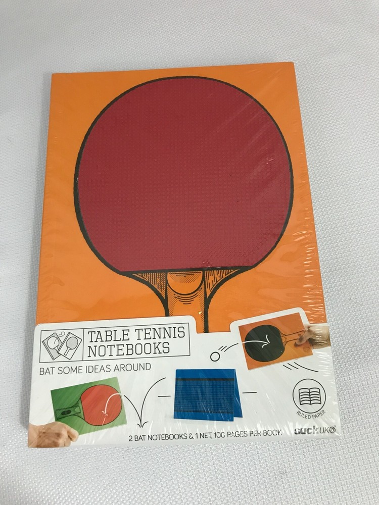 Table Tennis Notebook, 2 bat 100 page with net
