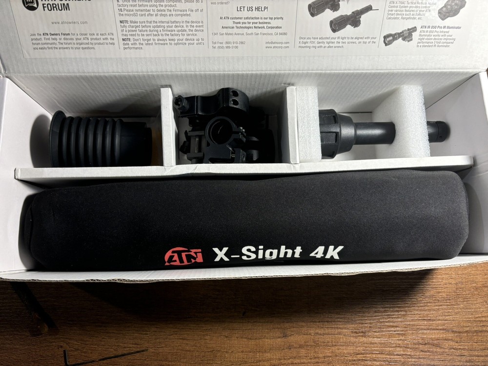 night vision rifle scope used preowned