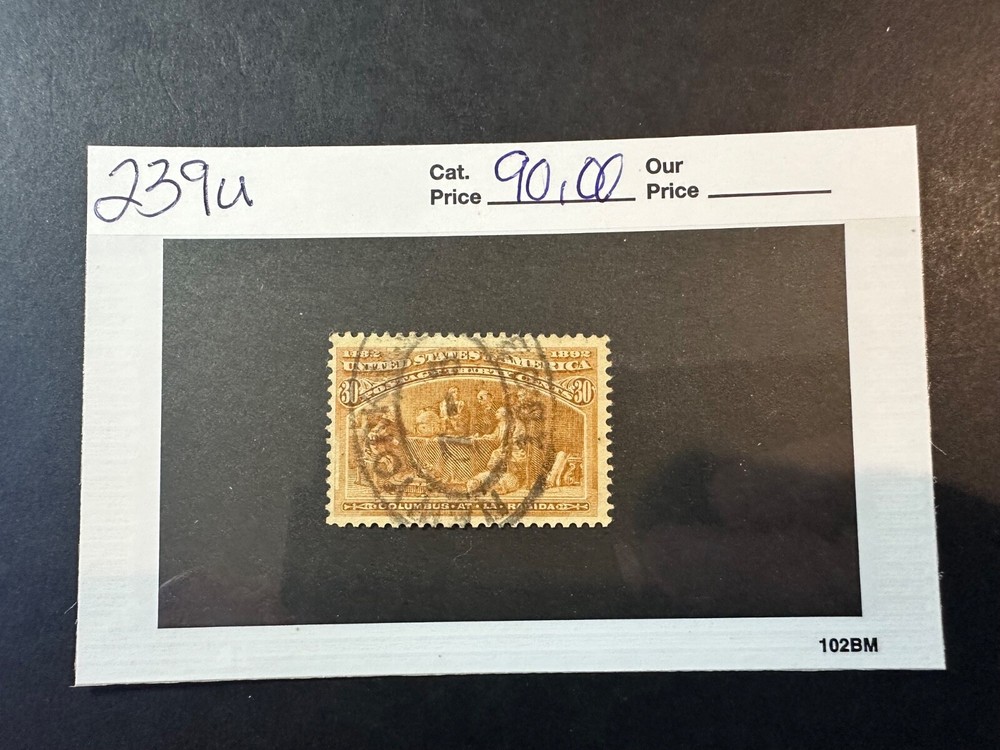 Scott # 239   2024 Scott Catalogue Value $ 90.00