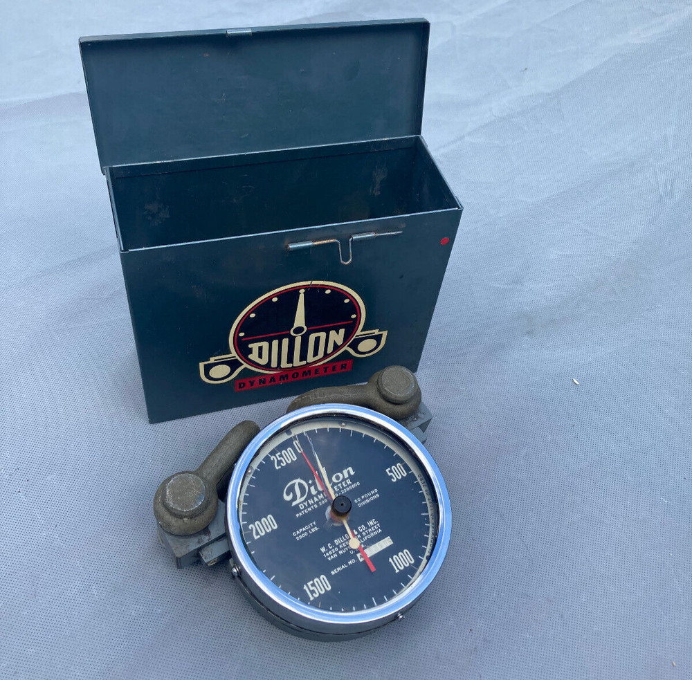 Dillon Dynamometer 2500/50 Lbs With Case