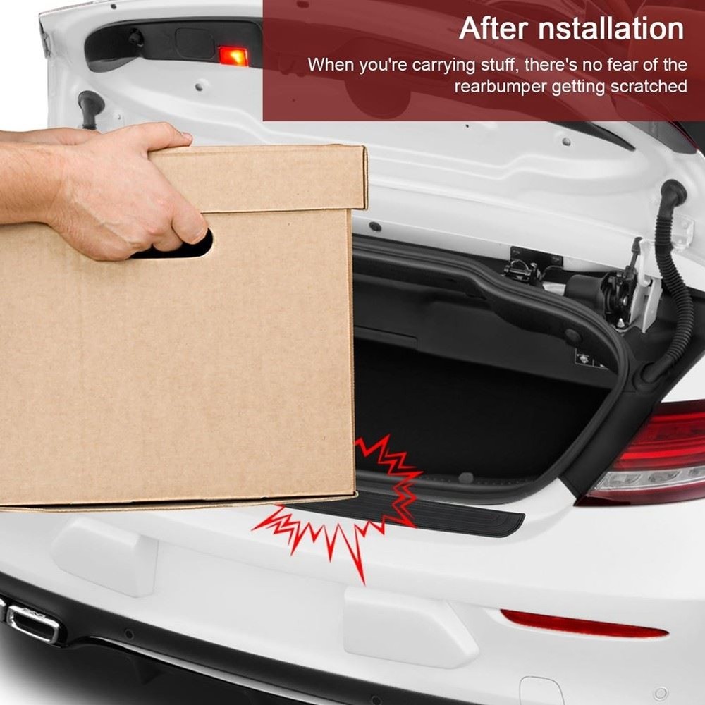 Car Rear Bumper Protector Universal Flexible Bumper Guard Protector