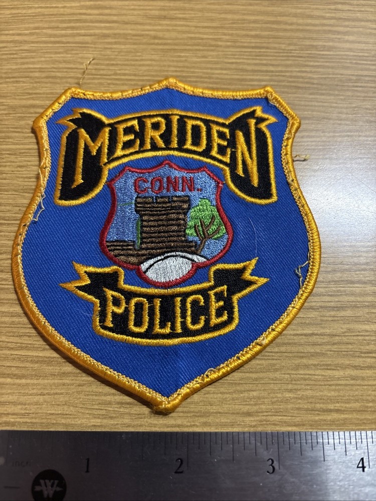 Meriden Connecticut Police Patch Used