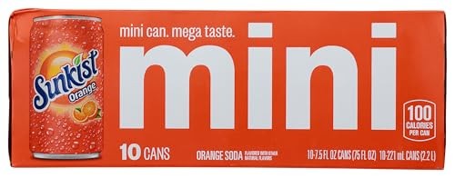 Sunkist Sunkist Regular 10pk Mini Can, 75 Fl Oz