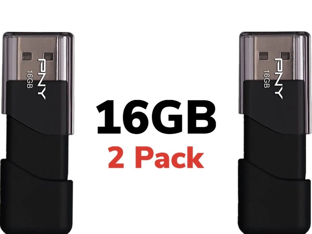 16gb PNY Attaché Flash Drive | 2 Pack