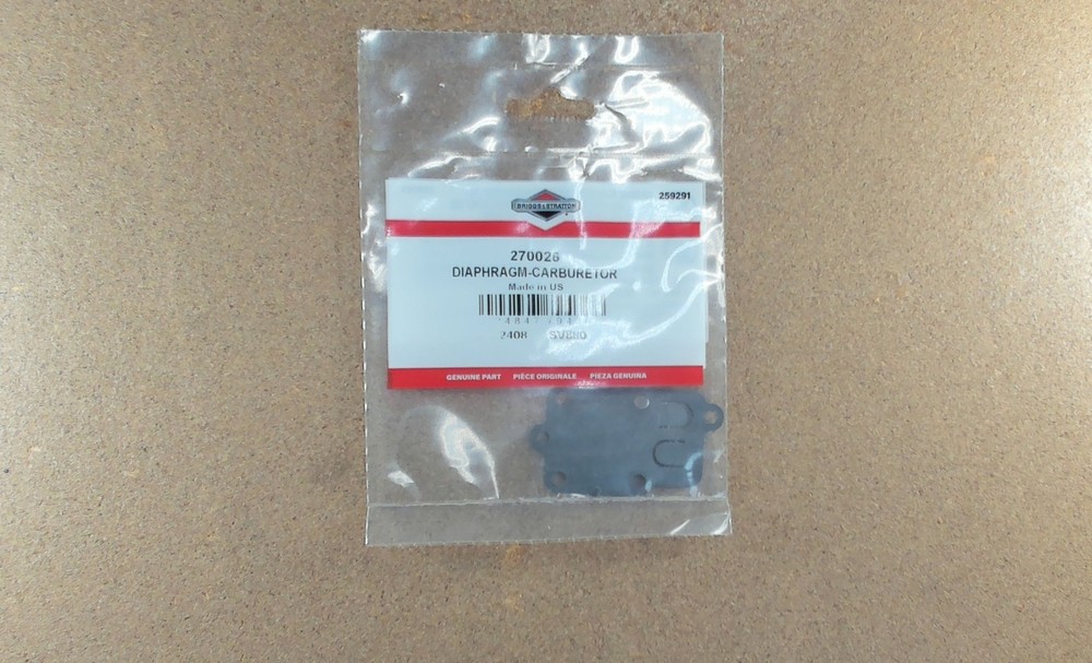 270026 Briggs & Stratton Carburetor Diaphragm