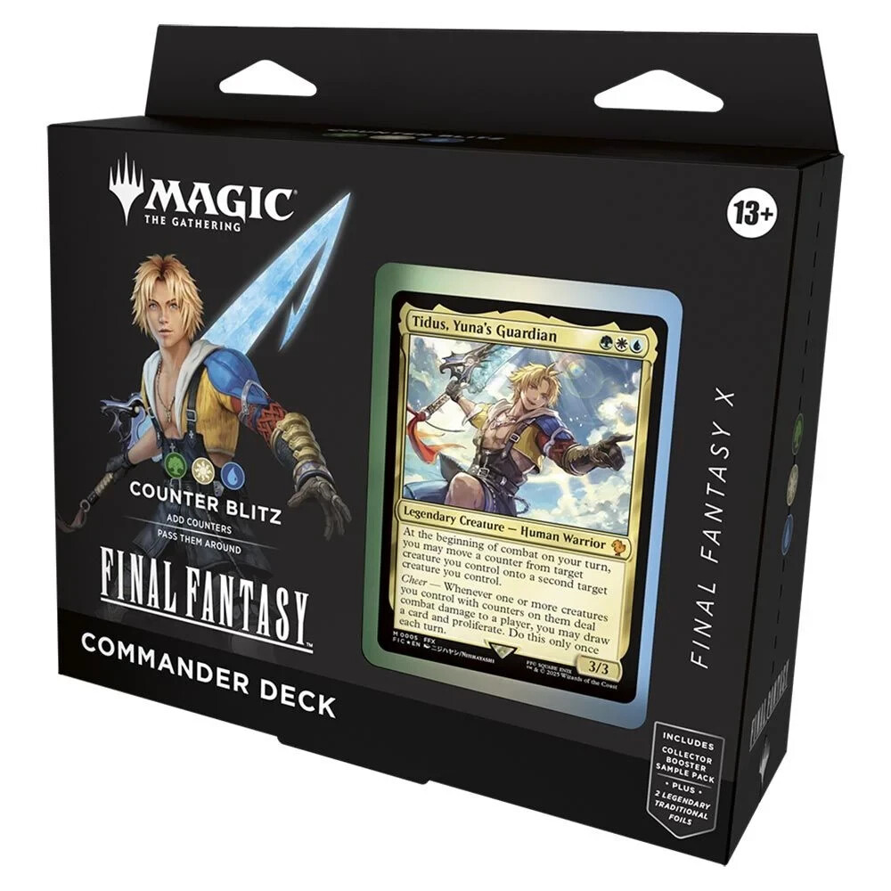 Final Fantasy Magic the Gathering MTG Sealed Commander Deck - Counter Blitz