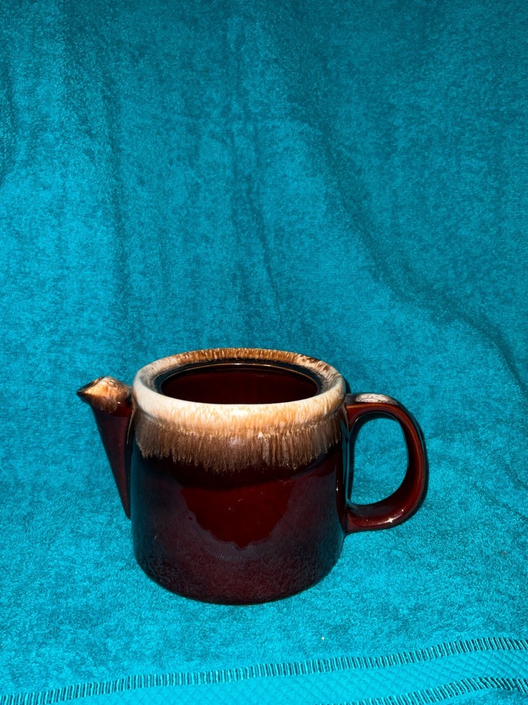 McCoy #1418 Brown Dip Pottery Pitcher