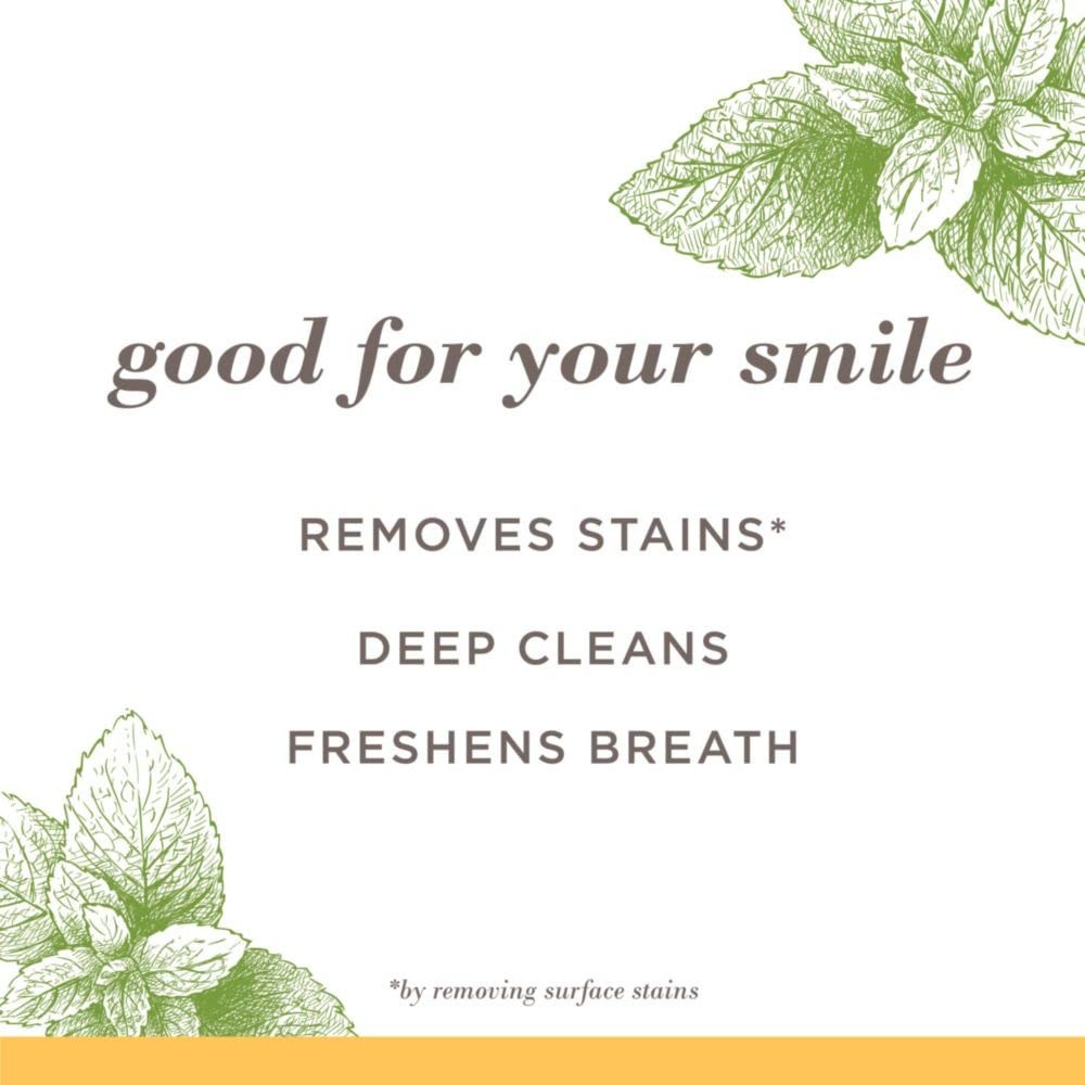 Burt’s Bees Purely White Toothpaste 4.7oz Fluoride-Free Peppermint - 3 Pack