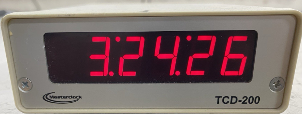 Masterclock TCD-200 Time Code Driven Clock