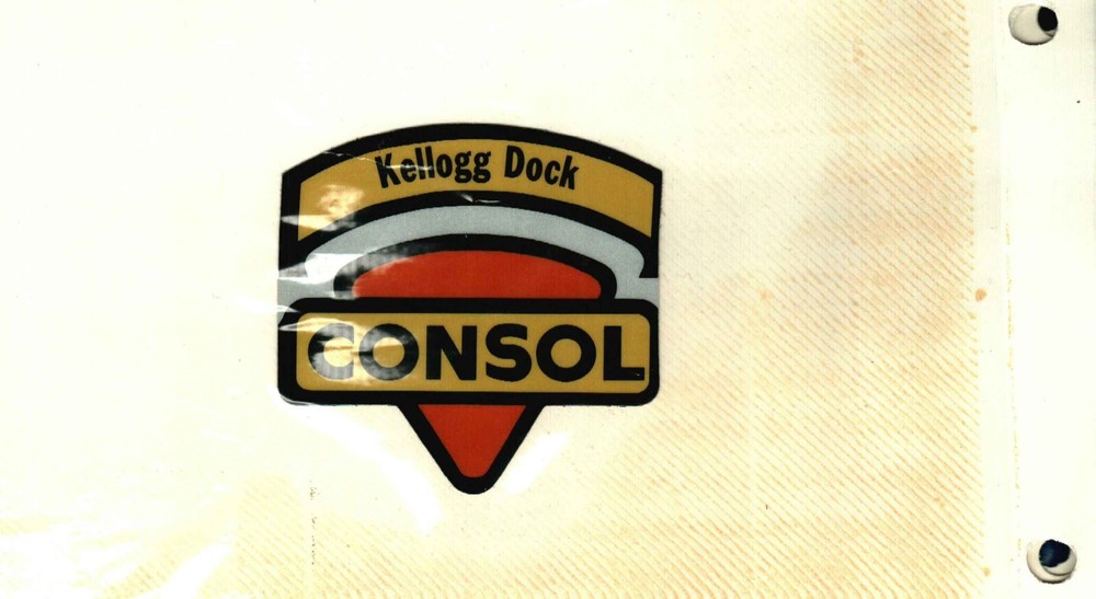 NICE KELLOGG DOCK CONSOL COAL CO. MINING STICKER # 1196