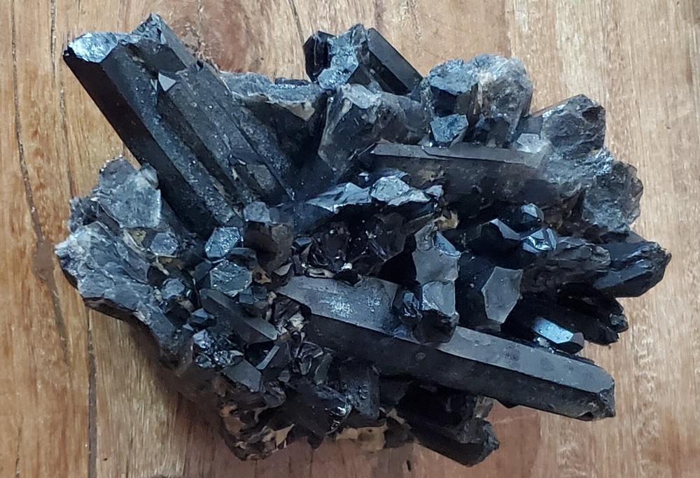 Black Tourmaline Crystal, Massive Protection