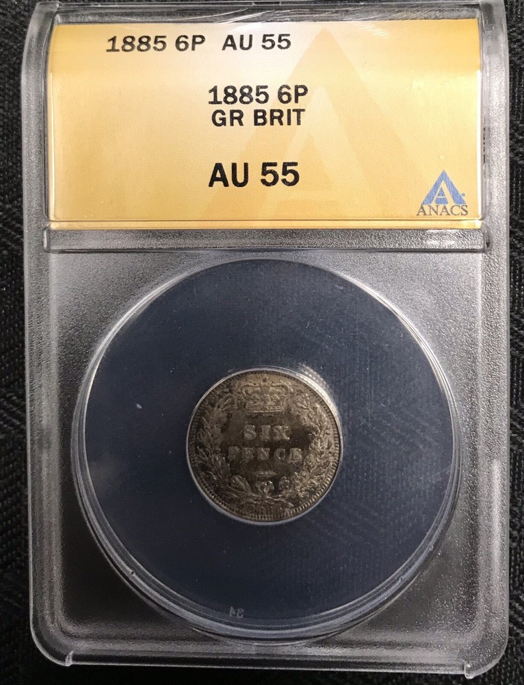 1885 6P Great Britain AU 55