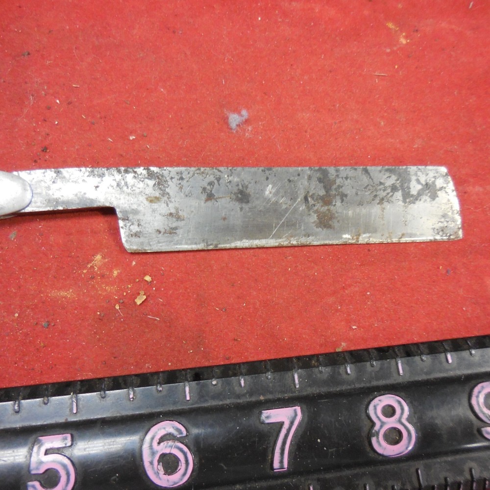 MICROSCOPIC SECTION CUTTER / STRAIGHT RAZOR TYPE - LENTZ GERMANY - Original