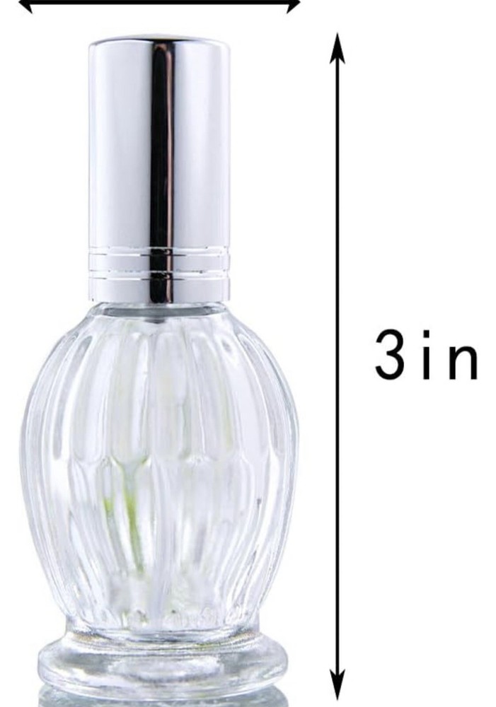 YU FENG 12pcs Clear Glass Spray Bottles Empty Refillable for Essential Oils