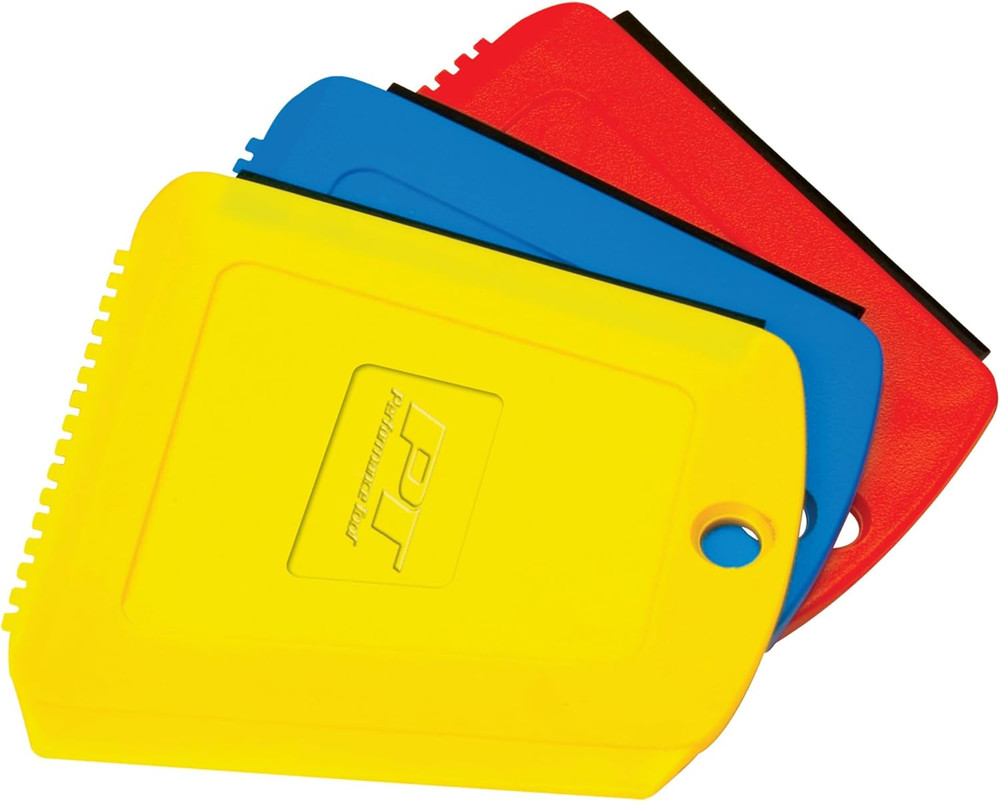 W9166 3-in-1 Ice Scraper with Low Profile Design and High Impact ABS Constructio