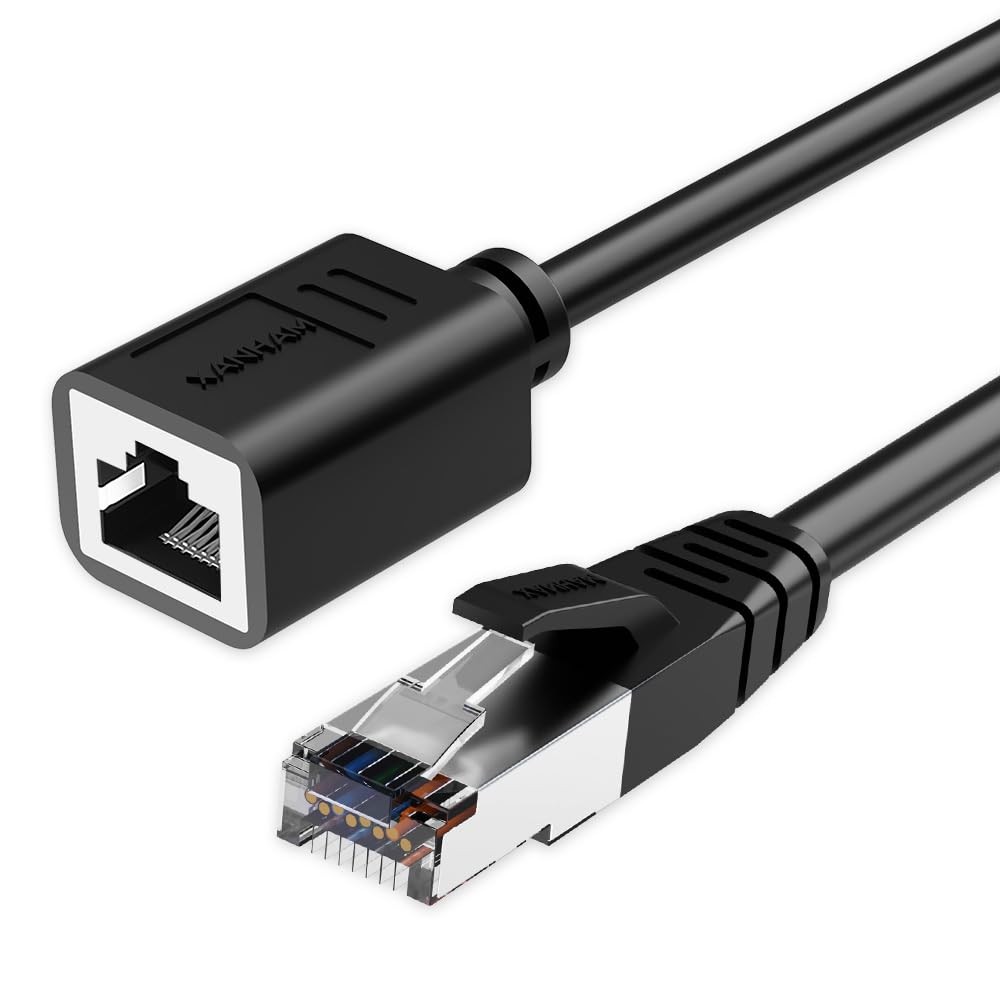 Ethernet Extension Cable 10ft Cat6 Network Patch Cord Extender 10 ft