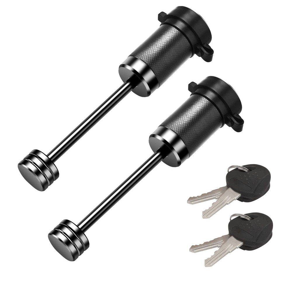 META Hardware Trailer Coupler Lock 1/4" Dia, 3-1/2" Span, 2pack