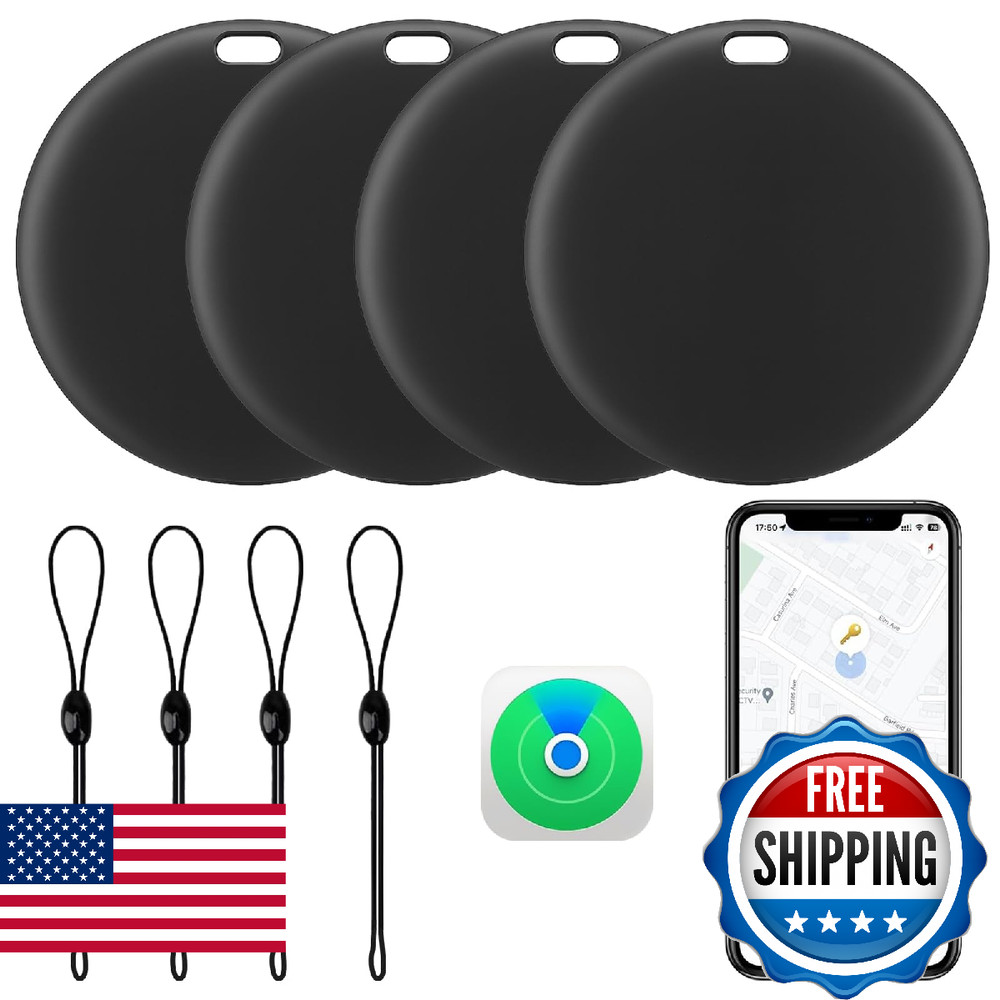Apple MFi Certified LBPRT Air Tracker Tag 4 Pack Bluetooth Item Finder for Apple