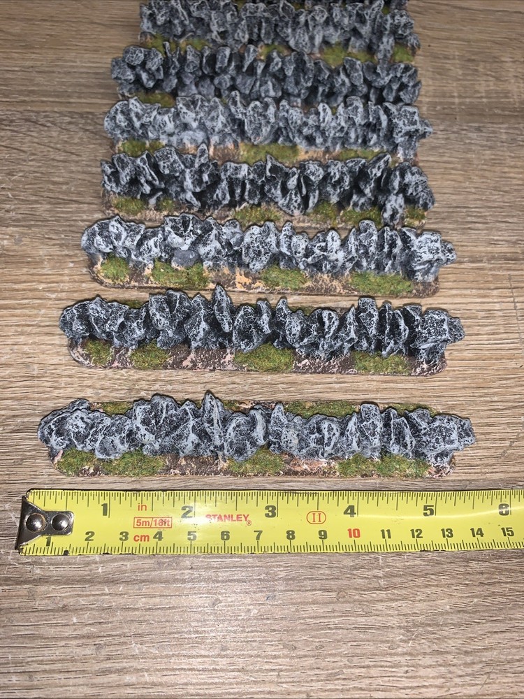 Warhammer Terrain Scenery Natural Stone Walls Bundle Miniature Model Gaming