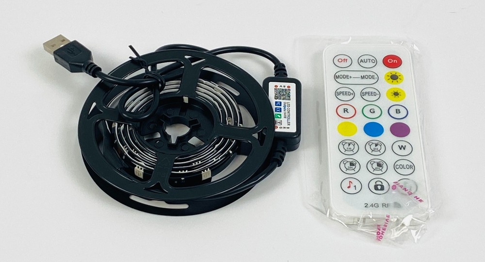 RGB LED Strip Lights with Controllers App Control CE RoHS Flexible 3-Pack