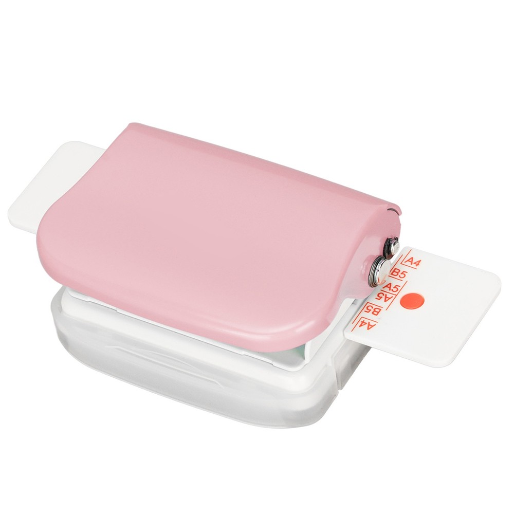 (3)6 Holes Cinch Book Binding Machine Mini Manual Binding Machine With Ruler⭐