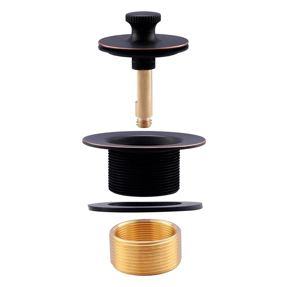 Oil Rubbed Bronze Bath Tub Drain Conversion Kit Assembly,
