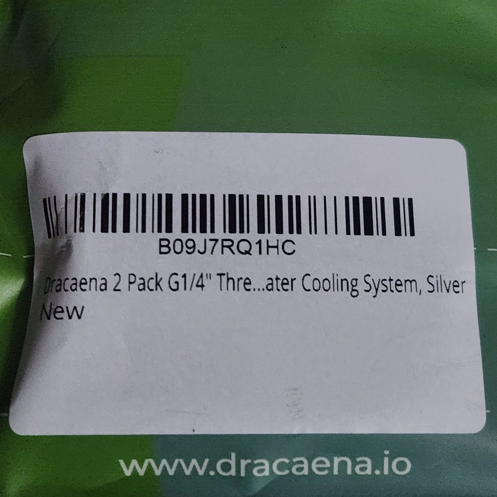 Dracaena 2 Pack G1/4" Thread Adapter Compression Fitting For Cooling System