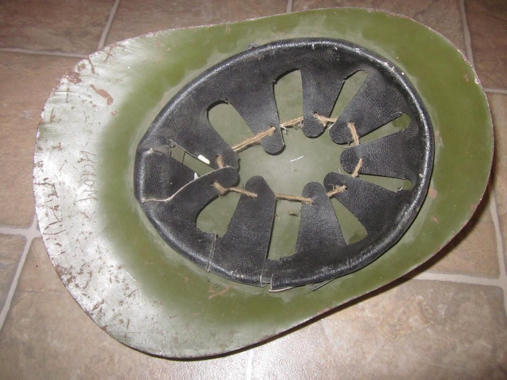 Rare early Soviet USSR fireman's fire helmet !!!