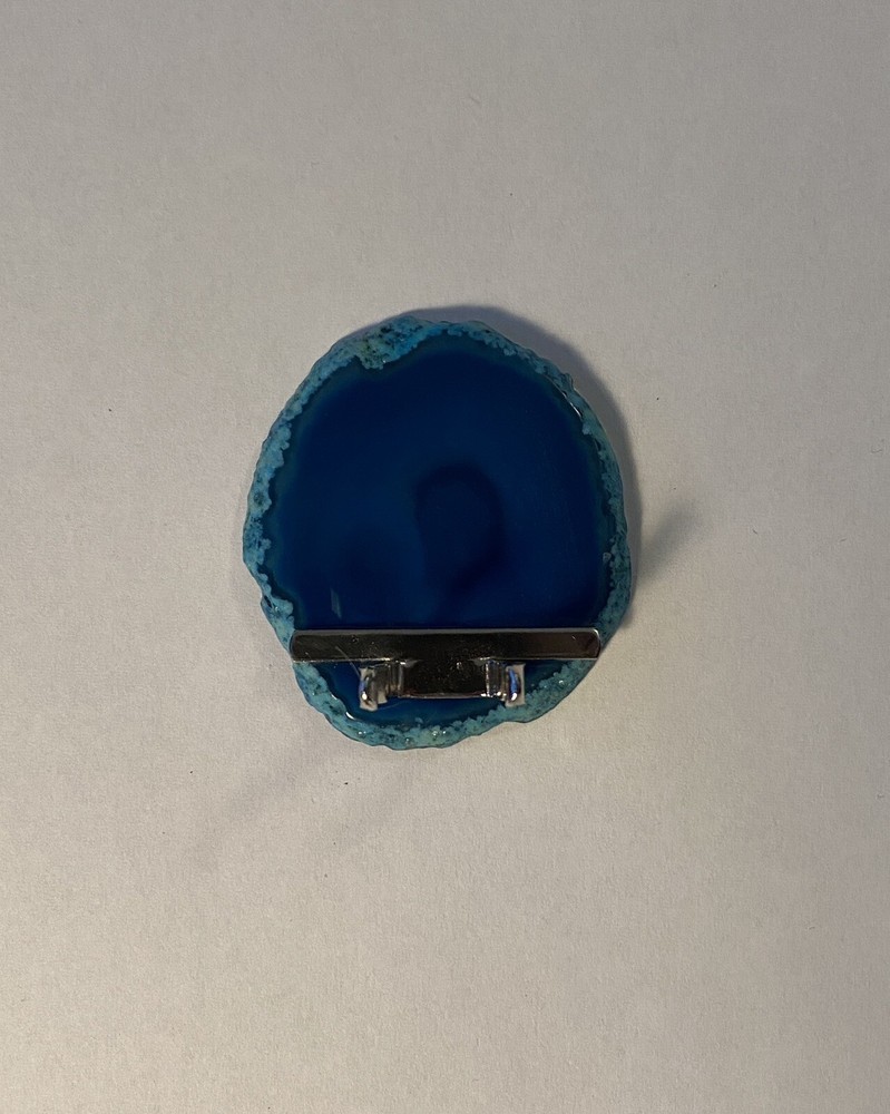 Blue Agate Night Light – Dusk-to Dawn Smart Sensor & Natural Geode Glow