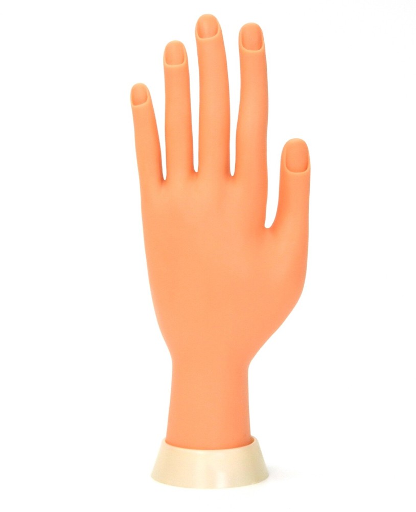 MANICURE PRACTICE SOFT HAND FLEXIBLE SILICON HAND