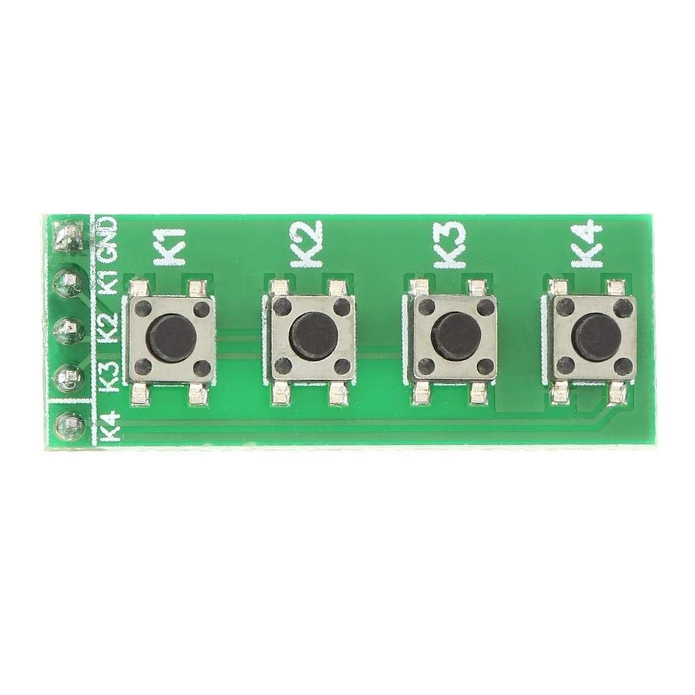4 Key Push Button Switch Module, Keyboard Board, DIY KIT, Arduino, ESP32